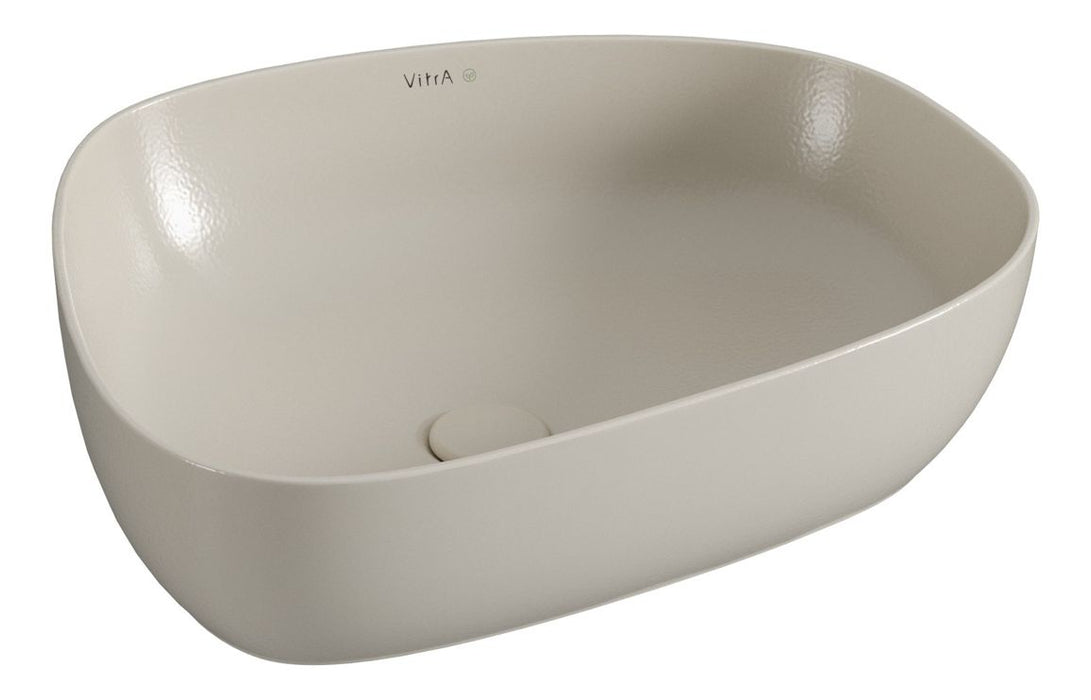 VitrA Outline 570x450mm Recycled 0TH Basin Only - Matt Taupe