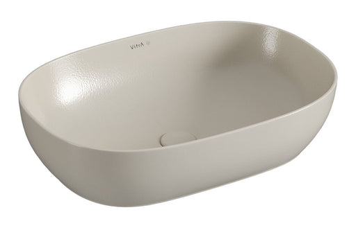 VitrA Outline 595x410mm Recycled 0TH Basin Only - Matt Taupe