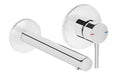 VitrA Origin Wall Mounted 2-Hole Basin Mixer - Chrome