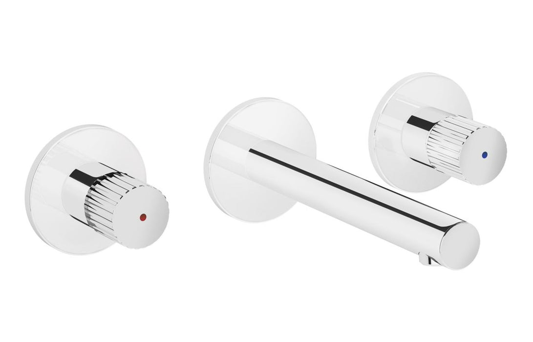 VitrA Origin Wall Mounted 3-Hole Basin Mixer - Chrome