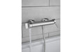 VitrA Origin Wall Mounted Shower Mixer - Brushed Nickel