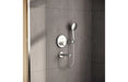 VitrA Aquacontrol Round Concealed Thermostatic 2-Way Bath Mixer - Chrome