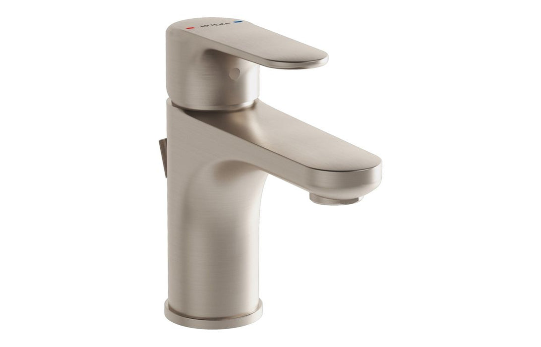 VitrA Root Round Compact Basin Mixer w/Waste Lever