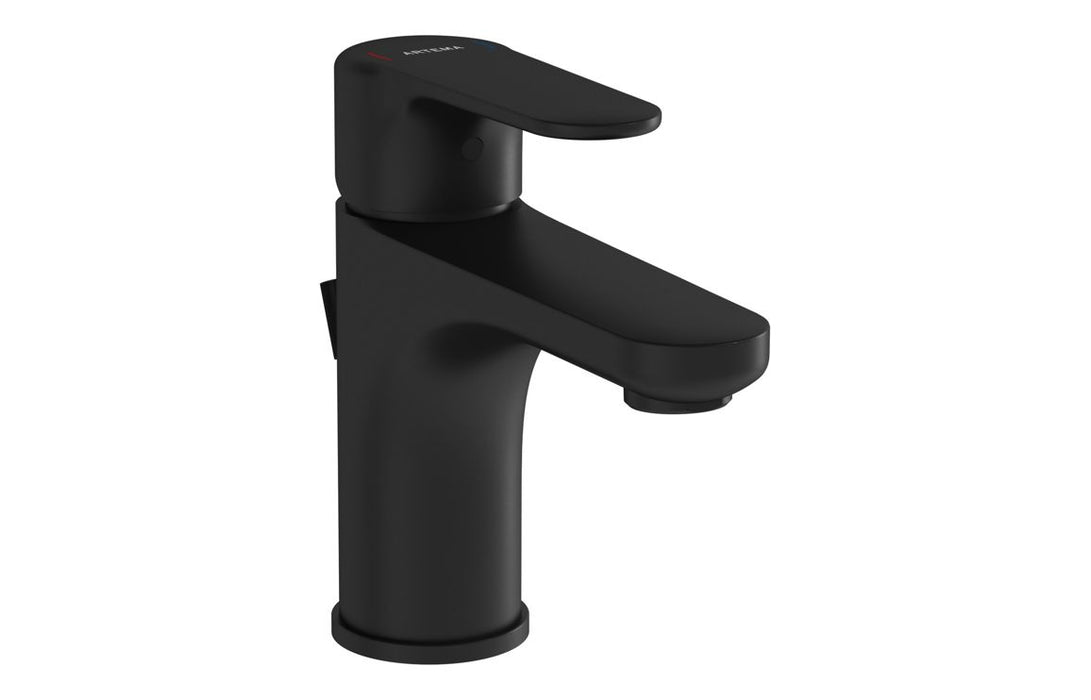 VitrA Root Round Compact Basin Mixer w/Waste Lever