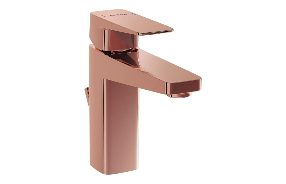 VitrA Root Square Basin Mixer w/Waste Lever