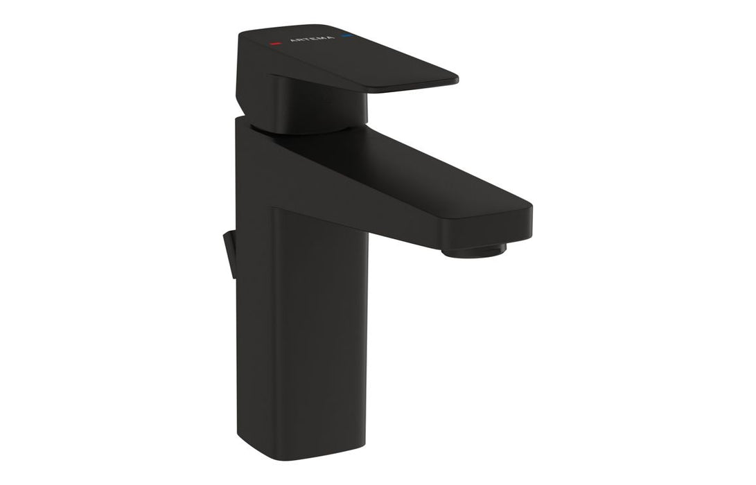 VitrA Root Square Basin Mixer w/Waste Lever