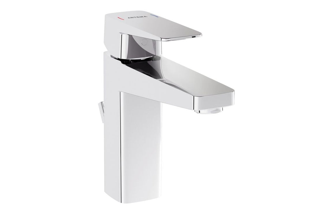 VitrA Root Square Basin Mixer w/Waste Lever