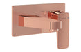 VitrA Root Square Wall Mounted Bath/Shower Mixer - Soft Copper
