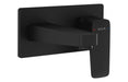 VitrA Root Square Wall Mounted Bath/Shower Mixer - Matt Black