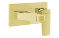 VitrA Root Square Wall Mounted Bath/Shower Mixer - Soft Gold