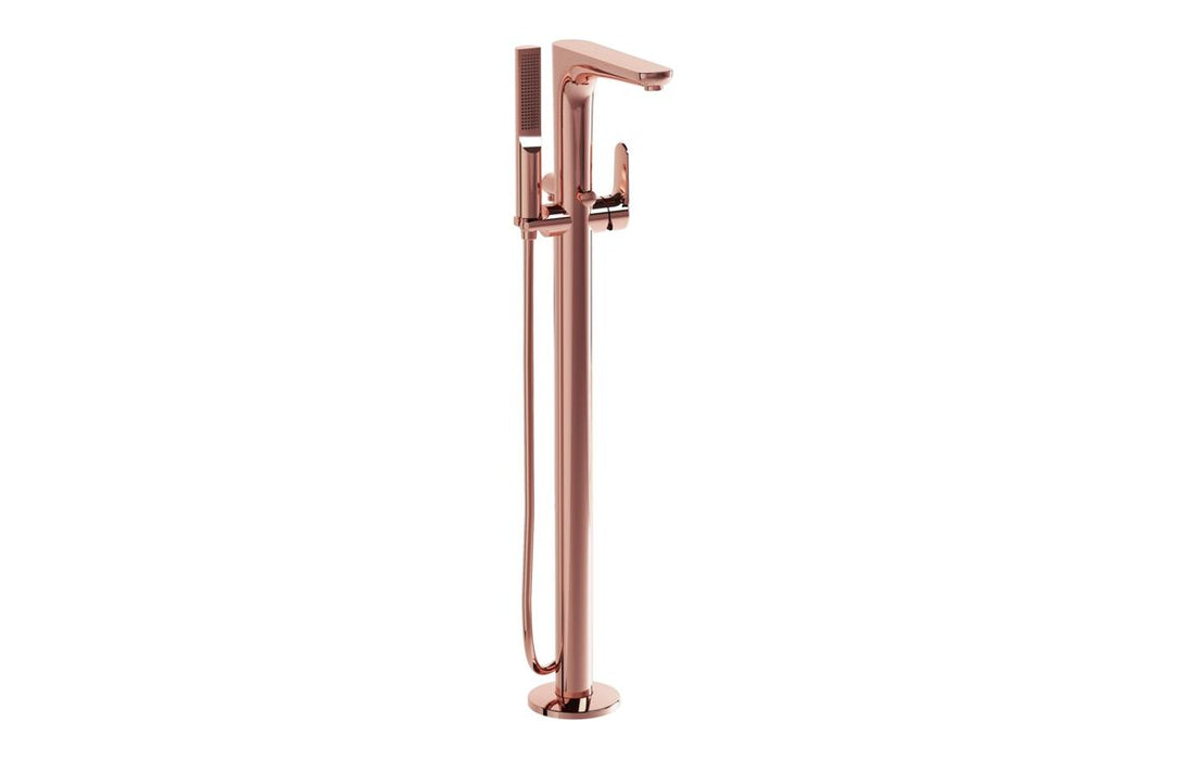 VitrA Root Round Floor Standing Bath/Shower Mixer