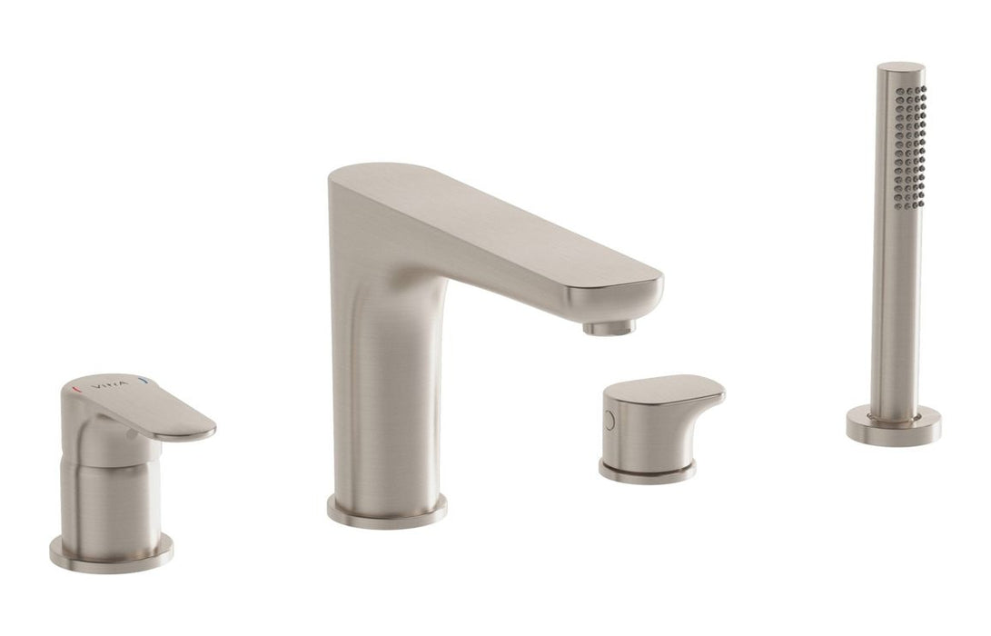 VitrA Root Round 4-Hole Bath/Shower Mixer