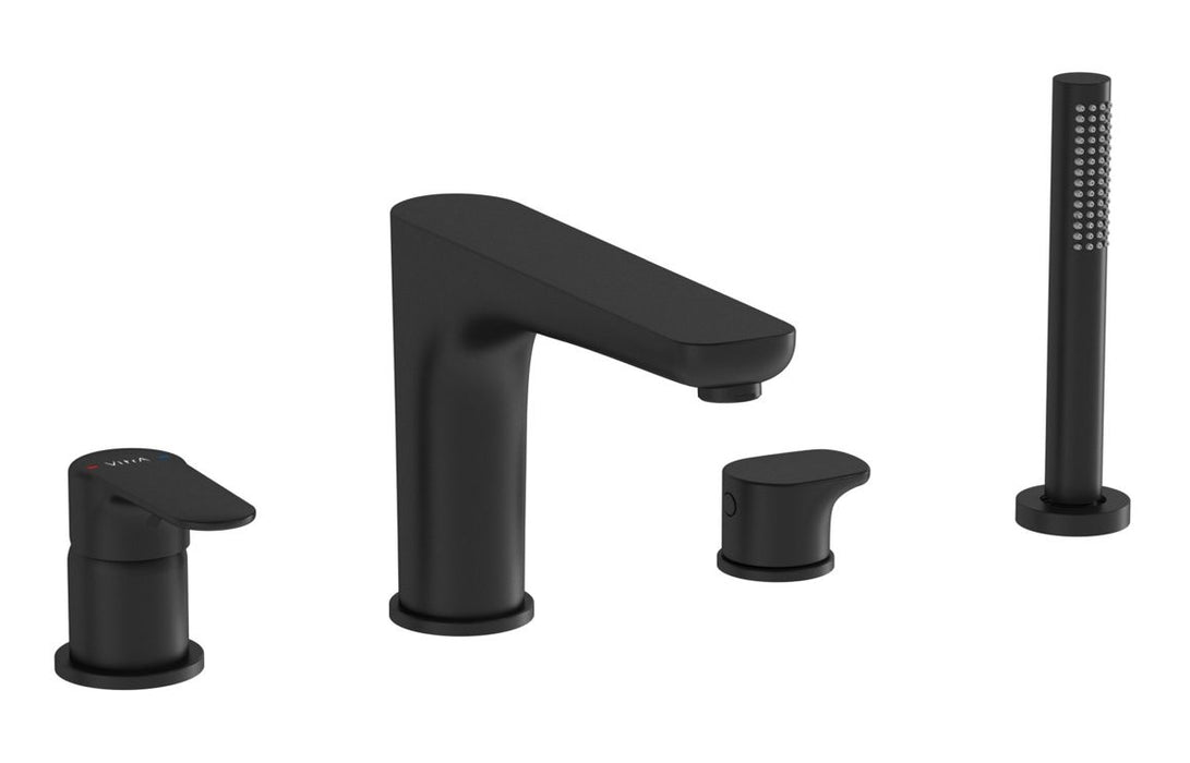 VitrA Root Round 4-Hole Bath/Shower Mixer