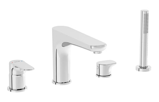 VitrA Root Round 4-Hole Bath/Shower Mixer