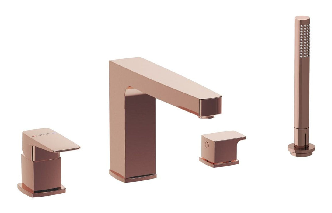 VitrA Root Square 4-Hole Bath/Shower Mixer