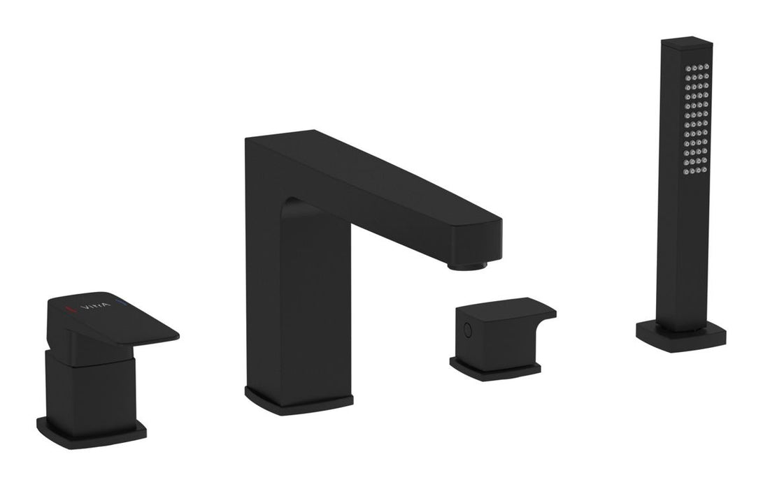 VitrA Root Square 4-Hole Bath/Shower Mixer