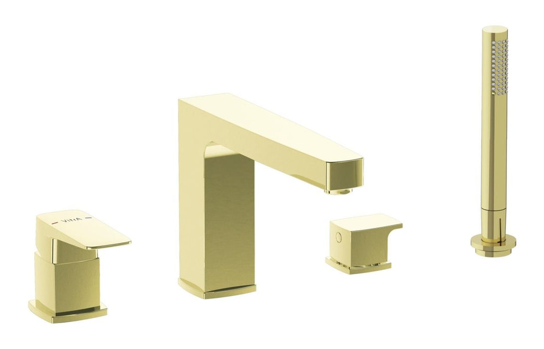 VitrA Root Square 4-Hole Bath/Shower Mixer