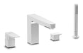 VitrA Root Square 4-Hole Bath/Shower Mixer
