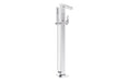 VitrA Root Square Floor Standing Bath/Shower Mixer - Chrome