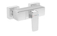 VitrA Root Square Wall Mounted Shower Mixer Valve - Chrome