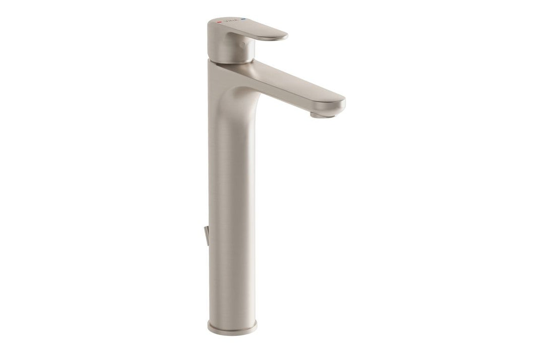 VitrA Root Round Tall Basin Mixer w/Waste Lever