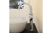 VitrA Origin Classic Tall Basin Mixer (Cross Handles) - Chrome