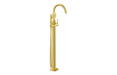 VitrA Origin Classic Floor Standing Bath/Shower Mixer - Brushed Gold