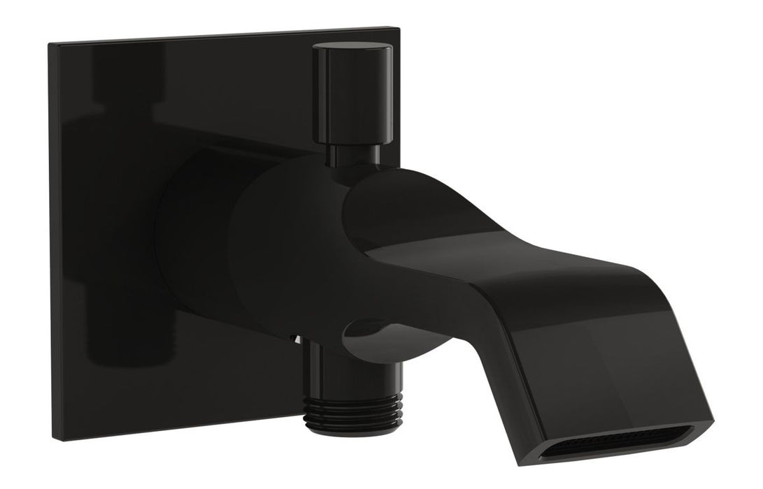 VitrA Suit Wall Mounted Bath/Shower Spout - Matt Black