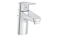 VitrA Flow Round Basin Mixer w/Waste Lever - Chrome