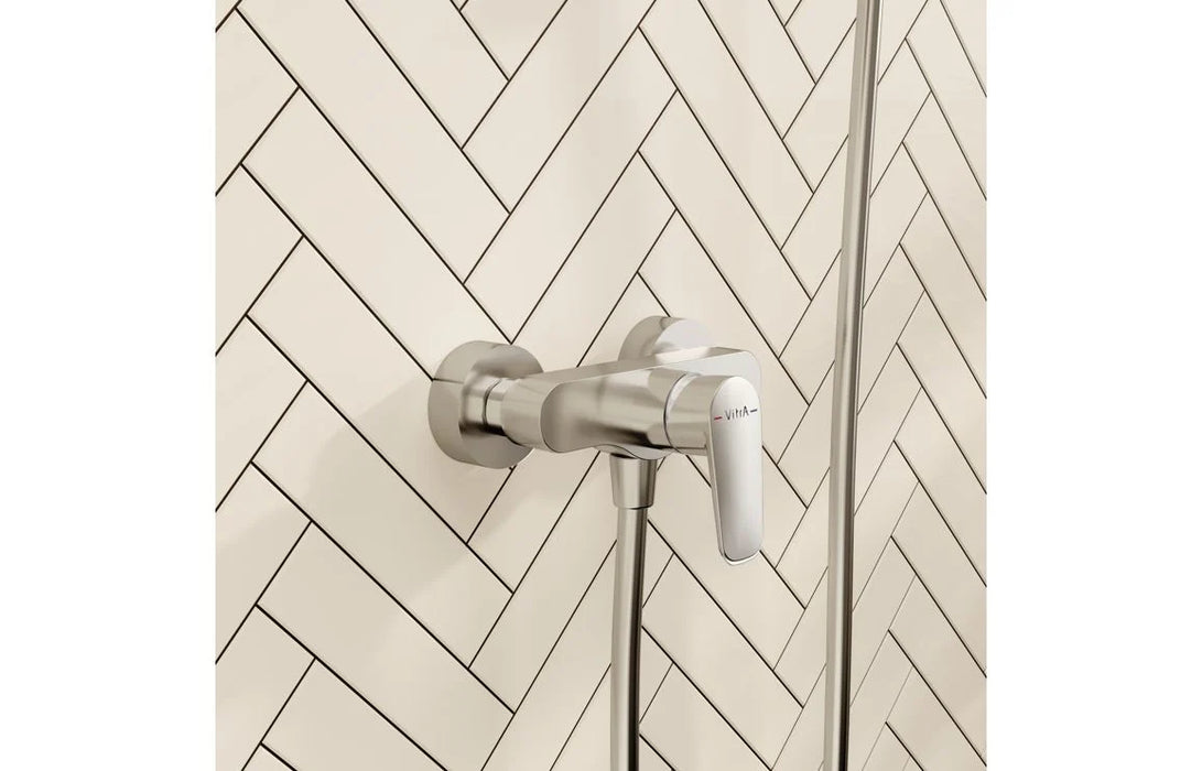 VitrA Flow Soft Wall Mounted Shower Mixer - Chrome