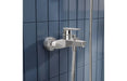 VitrA Flow Square Wall Mounted Shower Mixer - Chrome