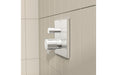VitrA Root Square Integrated Thermostatic 2-Way Shower Mixer Valve - Chrome