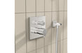 VitrA Root Square Integrated Thermostatic 2-Way Shower Mixer Valve - Chrome