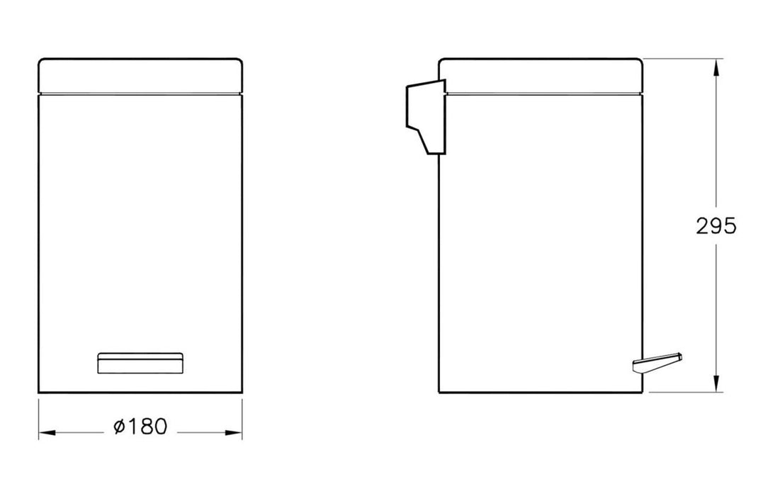 VitrA Arkitekta 5L Waste Bin