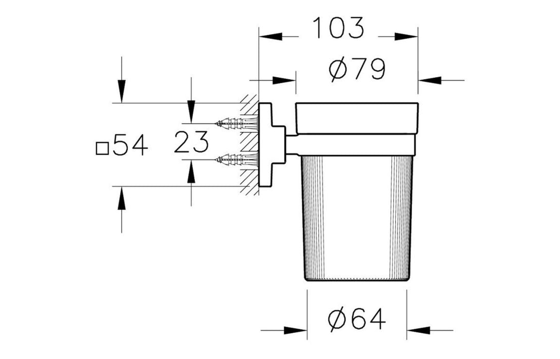 VitrA Root Toothbrush Holder