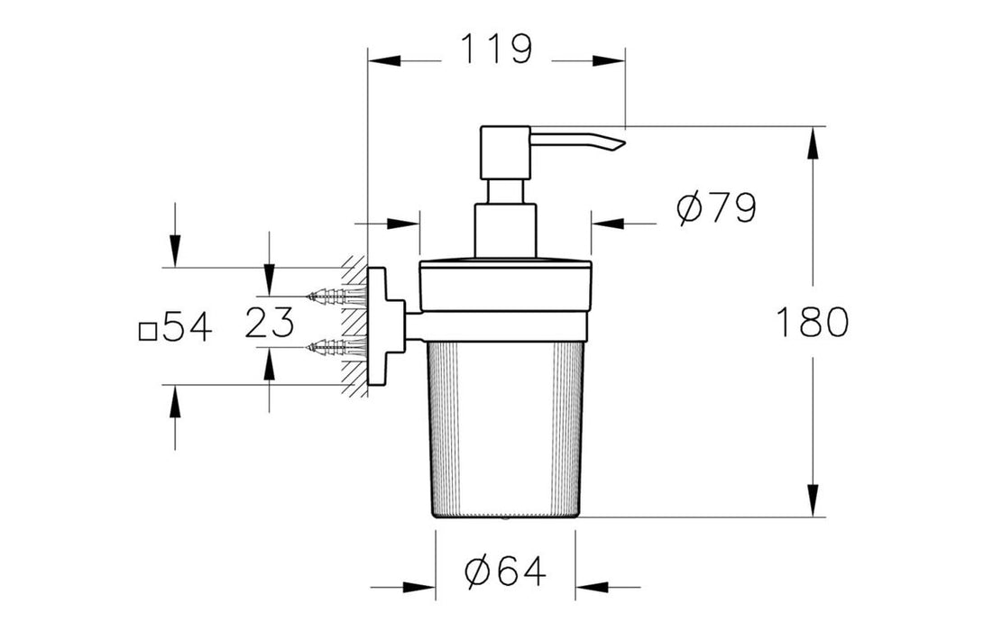 VitrA Root Soap Dispenser