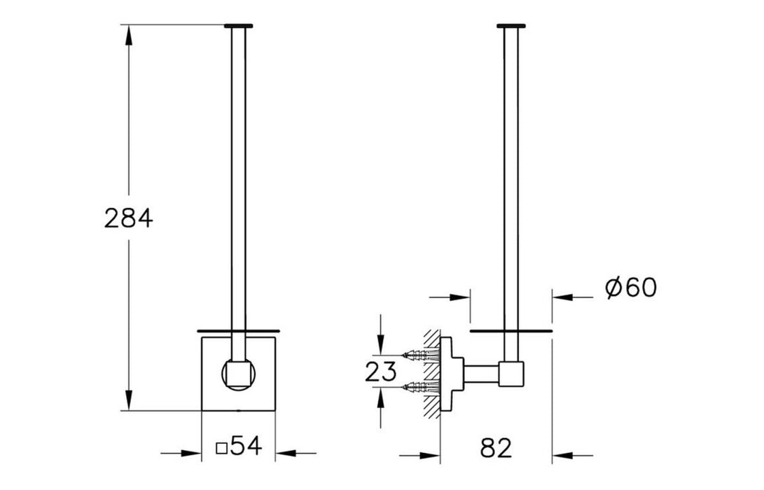 VitrA Root Spare Toilet Roll Holder