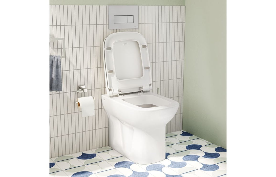 VitrA Q-Line Towel Ring - Chrome