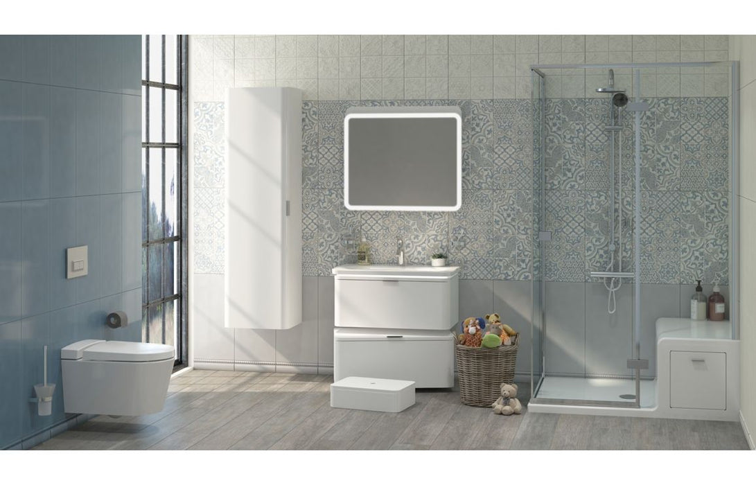 VitrA Q-Line WC Brush Holder - Chrome