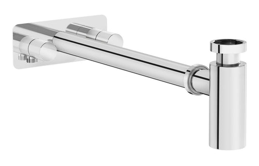 VitrA Bottle Trap for Basins w/Isolation Taps (Symmetric) - Chrome
