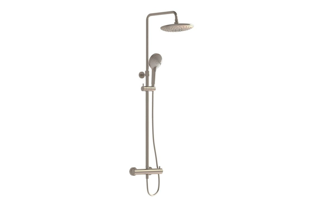 VitrA Aquaheat Bliss 240 Thermostatic Shower Column w/2-Function Overhead