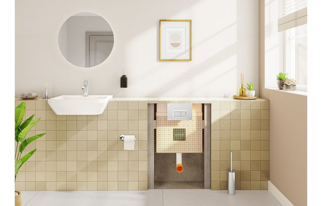 VitrA Integra 550x450mm 1TH Semi Recessed Basin - White