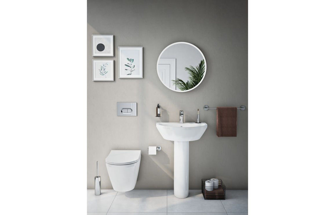 VitrA Integra 595x465mm 1TH Basin w/Overflow - White