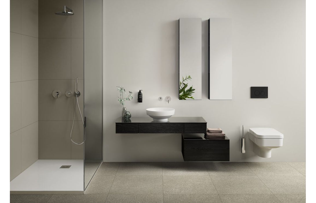 VitrA Origin Wall Mounted 2-Hole Basin Mixer - Chrome