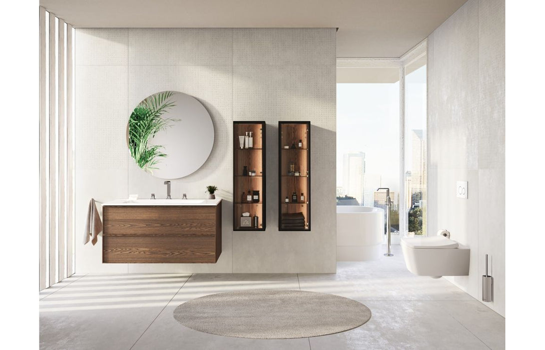 VitrA Suit Floor Standing Bath/Shower Mixer - Chrome