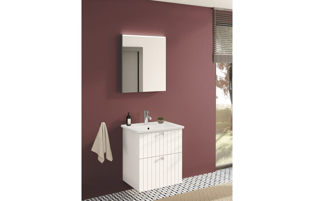 VitrA Integra 605x470mm 1TH Vanity Basin w/Overflow - White