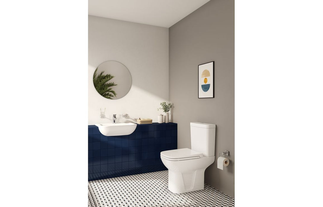 VitrA S20 550x445mm Semi Recessed Basin - White