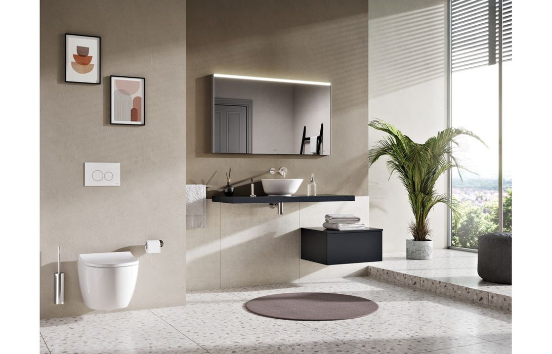 VitrA Geo 380x380mm 0TH Basin (No Overflow) - White