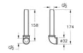 VitrA Universal Connection Pipe for Spout