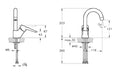 VitrA Solid S Swivel Basin Mixer - Chrome